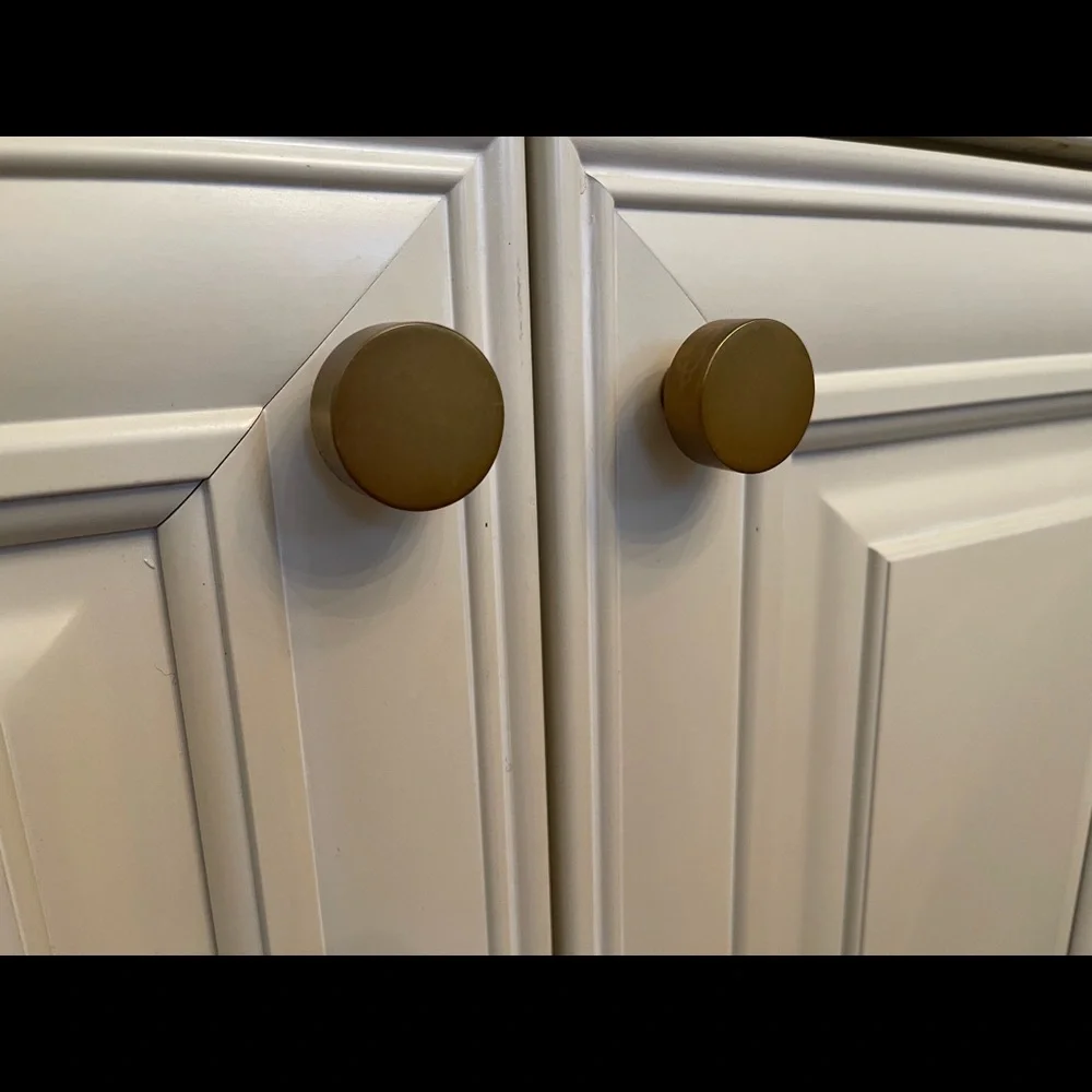 4 - Restoration Hardware Spritz Knob in Burnished Brass